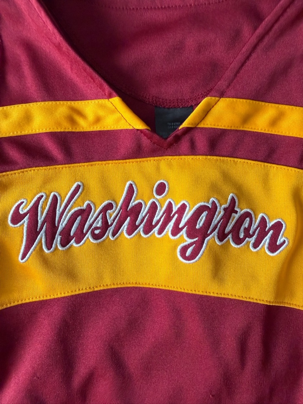Washington Redskins Cheerleader Dress Medium Burgundy Gold NFL Outfit - Picture 2 of 4